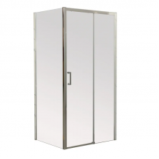 Душова кабіна без піддону Mixxus Premium DIVERSE SC03-100x80x195-TR Chrome прозоре скло 6мм (