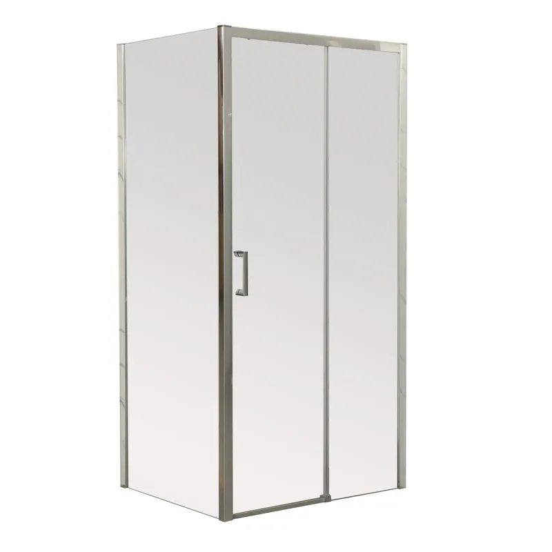 Душова кабіна без піддону Mixxus Premium DIVERSE SC03-100x80x195-TR Chrome прозоре скло 6мм (