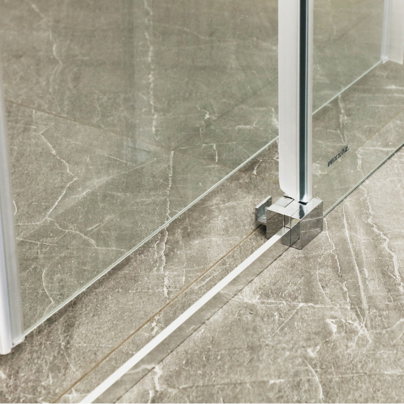 Душова кабіна без піддону Mixxus Premium DIVERSE SC03-100x80x195-TR Chrome прозоре скло 6мм (