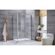 Душова кабіна без піддону Mixxus Premium DIVERSE SC03-100x80x195-TR Chrome прозоре скло 6мм (