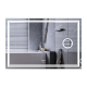 Зеркало Mixxus Premium QUADRO MR20-100x70 (LED Touch, Anti-fog, димер, линза)