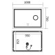 Зеркало Mixxus Premium QUADRO MR20-100x70 (LED Touch, Anti-fog, димер, линза)