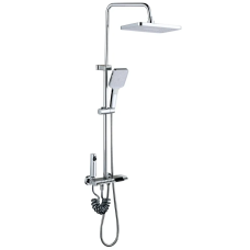 Душова колонка зі змішувачем Mixxus Premium RIVIERA 009-J з кнопкою перемикання, 4 режими (MI6834)