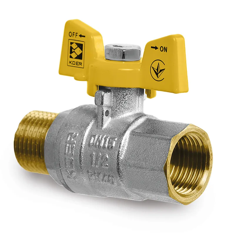 Кран шаровый Koer KG.208 - 3/4" FM ГШБ (газ)