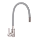 Смеситель для кухни Zerix LR74004-9 с серым гибким изливом