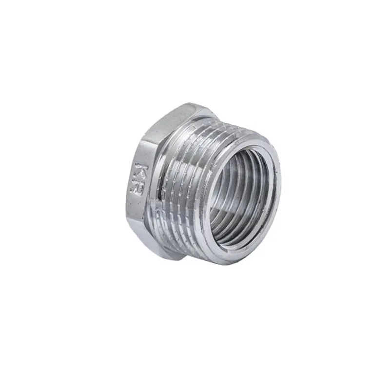 Футорка 1/2"х3/4" (хром) Koer KF.F0608.chr