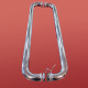 Двері в нішу Koer SR SD03-140x200-TR-01 прозоре скло Easy Clean 8мм, хром