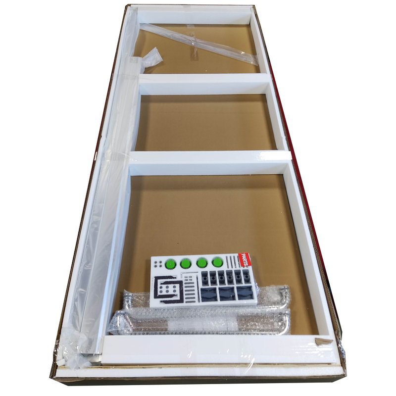 Двері в нішу Koer SR SD03-140x200-TR-01 прозоре скло Easy Clean 8мм, хром