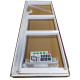 Двері в нішу Koer SR SD03-140x200-TR-01 прозоре скло Easy Clean 8мм, хром