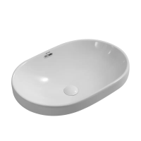 Раковина врезная на столешницу Mixxus Premium ELLIPSE-1601 600х400х190mm с переливом