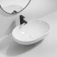 Раковина врезная на столешницу Mixxus Premium ELLIPSE-1601 600х400х190mm с переливом