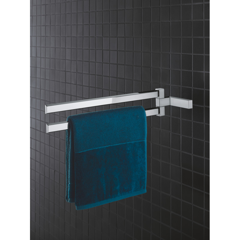 Двойной держатель для полотенец Grohe Selection Cube