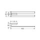Двойной держатель для полотенец Grohe Selection Cube