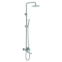 Душевая колонна со смесителем Zerix DAX-006-J-20cm (нерж. сталь)