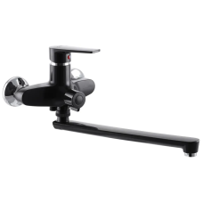 Смеситель для ванны Plamix Oscar-006 Euro Черный (без шланга и лейки)