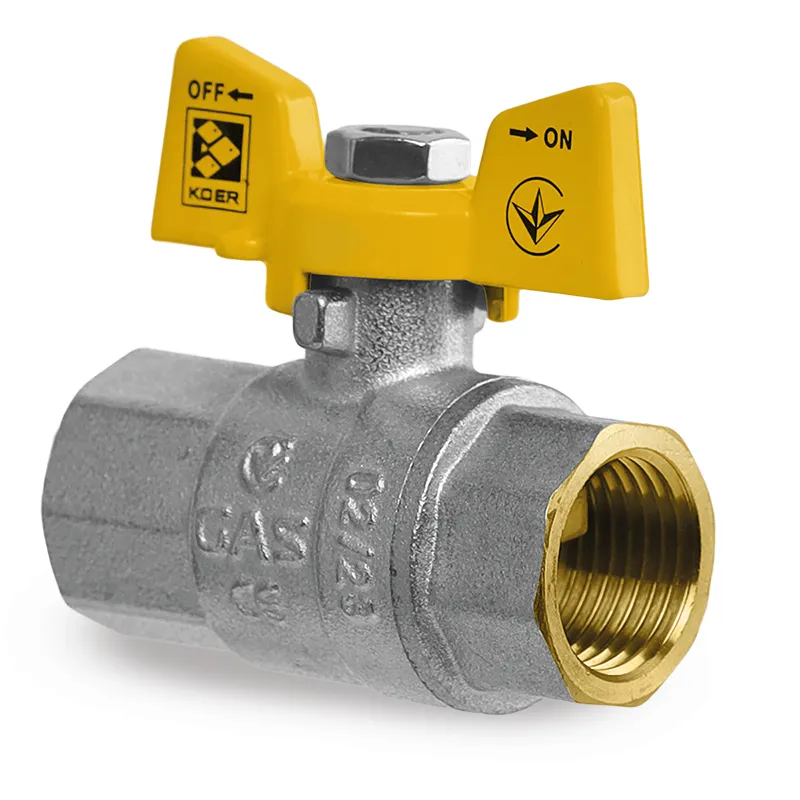 Кран шаровый Koer KG.207 - 1/2" FF ГГБ (газ)