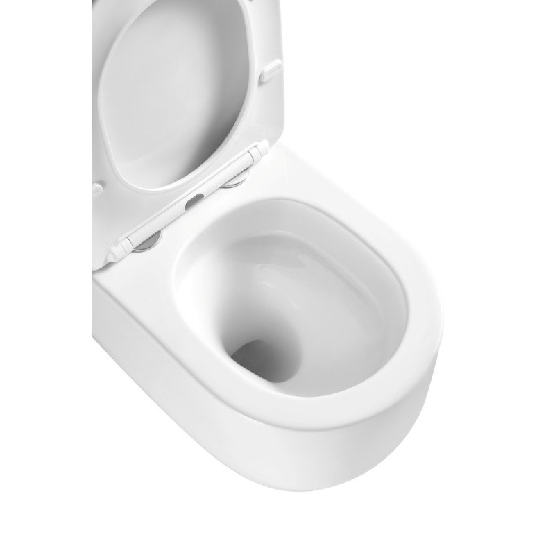 Унитаз подвесной Mixxus Premium TOPPER-0302-T3 490х360х380mm, система смыва TORNADO 3.0