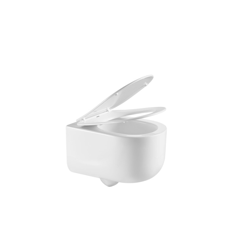 Унитаз подвесной Mixxus Premium TOPPER-0302-T3 490х360х380mm, система смыва TORNADO 3.0