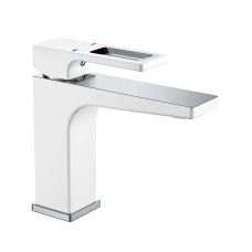 Смеситель для умывальника Mixxus Premium WALTER 001 (NUT) WHITE-CHROME