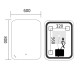 Зеркало Mixxus Premium DIVERSE MR15-80x60-REVERSE (LED Touch, Anti-fog, димер (3-6,5kK))