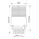Термоголовка с выносным датчиком M30x1.5 Koer KR.1332
