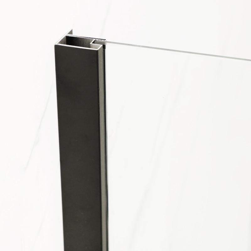 Душова кабіна без піддона Mixxus Premium DIVERSE SC03-120x80x195-TR Black прозоре скло 6мм (M