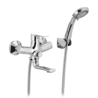 Смеситель для ванны Mixxus Premium PUSH Chr-009 (перекл. кнопкой)