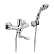 Смеситель для ванны Mixxus Premium PUSH Chr-009 (перекл. кнопкой)