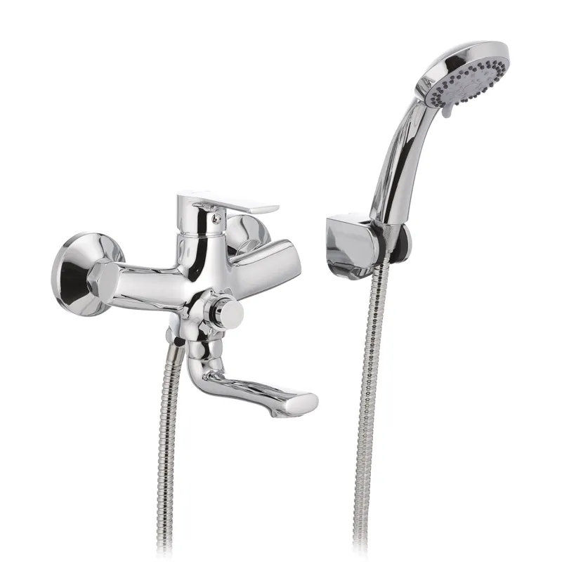 Смеситель для ванны Mixxus Premium PUSH Chr-009 (перекл. кнопкой)