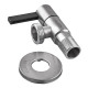Кран для подключения сантехприборов Zerix VAL-12-1/2x3/4 из нерж.стали SUS304