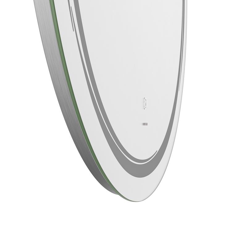 Зеркало Mixxus Premium WAVE MC04-90 (LED Touch, Anti-fog, димер (3-6,5kK))