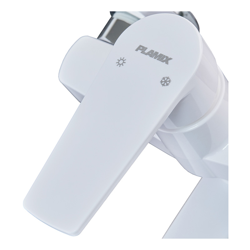 Смеситель для кухни Plamix Oscar-005 White