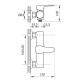 Смеситель для душа Zerix PUD5 045