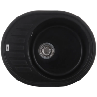 Мойка кухонная Zerix ZS-6250R-14 Черный металлик