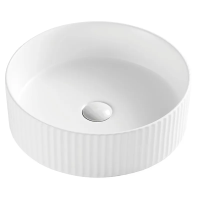 Умывальник накладной керамический Mixxus Premium Wave-0101 400x400x125mm