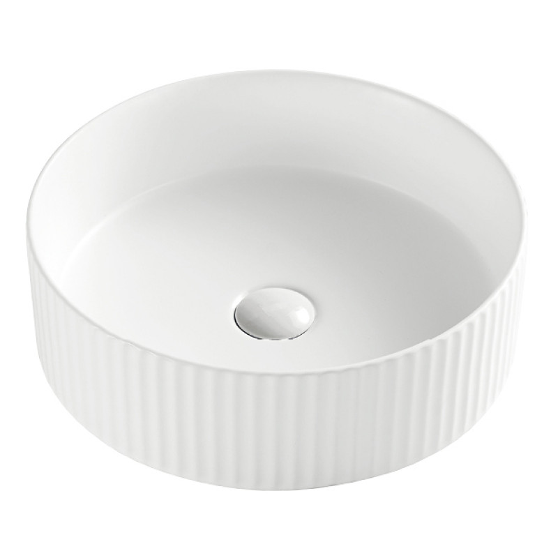 Умывальник накладной керамический Mixxus Premium Wave-0101 400x400x125mm