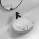 Раковина накладная MIXXUS PREMIUM ELLIPSE-0104 MARBLE 550х415х140mm
