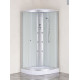 Бокс душевой с гидромассажем Mixxus STRONG SBH02-90x90x215-FB SATIN низкий поддон