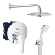 Душевая система скрытого монтажа со смесителем Grohe Grohtherm SmartControl