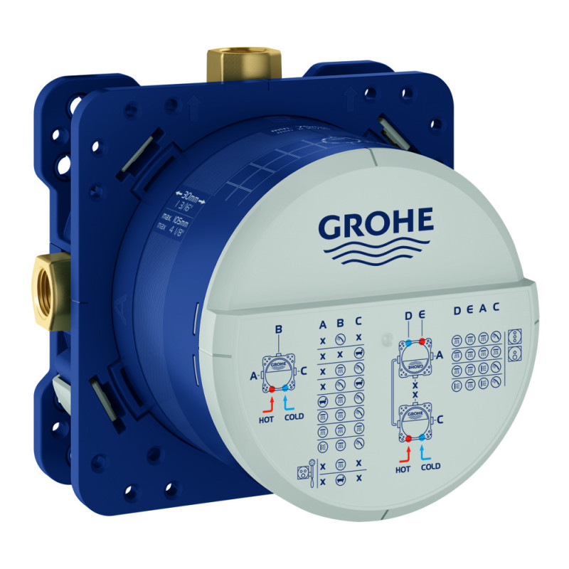 Душевая система скрытого монтажа со смесителем Grohe Grohtherm SmartControl