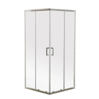 Душевая кабина без поддона Mixxus Premium DIVERSE SC02-90x90x195-TR Chrome прозрачное стекло 5мм (M