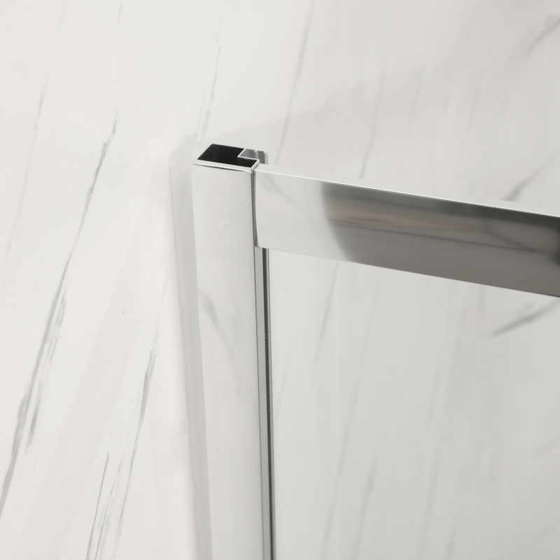 Душова кабіна без піддону Mixxus Premium DIVERSE SC02-90x90x195-TR Chrome прозоре скло 5мм (M