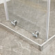 Душова кабіна без піддону Mixxus Premium DIVERSE SC02-90x90x195-TR Chrome прозоре скло 5мм (M