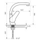Смеситель для умывальника Zerix SOP1 146