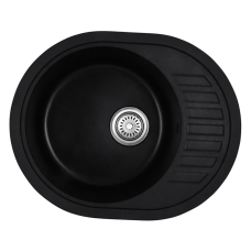 Мийка кухонна Haiba HB8311-G226 Black 570x450x180