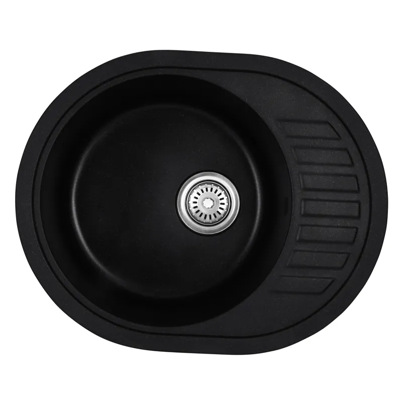 Мойка кухонная Haiba HB8311-G226 Black 570x450x180