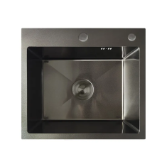 Мийка Mixxus MH5045 Nano-Black з нержавіючої сталі (колір графіт)