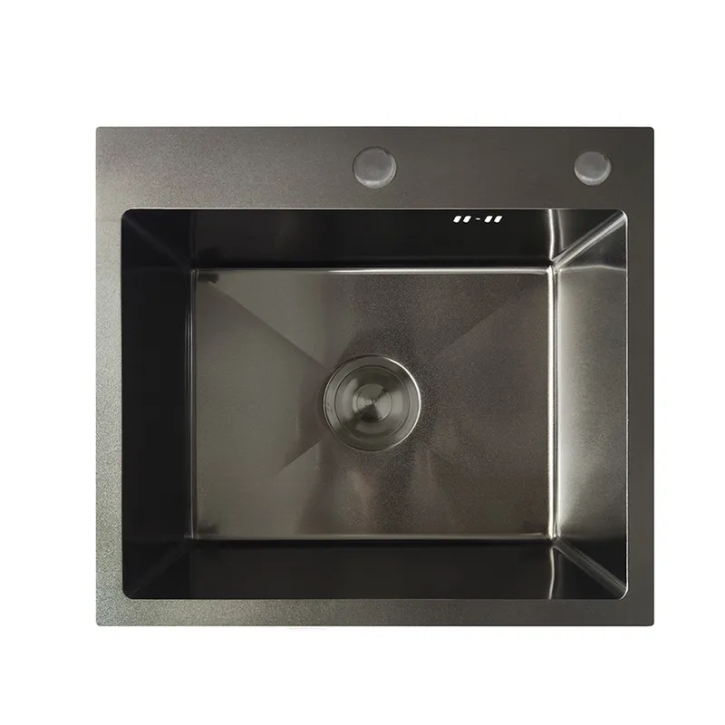 Мойка Mixxus MH5045 Nano-Black из нерж. стали (цвет графит)