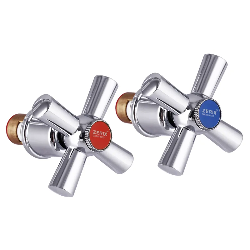 Ручки с кран буксами (пара) Zerix Handles SET-A722 (керамика)
