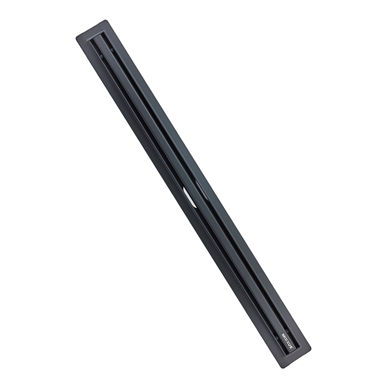 Душевой трап с нерж. стали SUS304 Mixxus Drain-05-60-Slim Black (30x600 мм) (Черный)